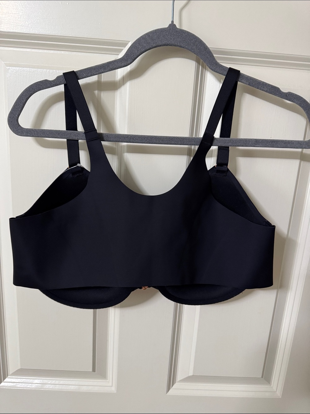 Soma Black Full-Coverage Front-Close Smooth Bra - Picture 4 of 7